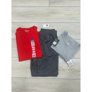 Boys Activewear Gildan Tee, Hanes Tank & Athletic Works shorts NWT
